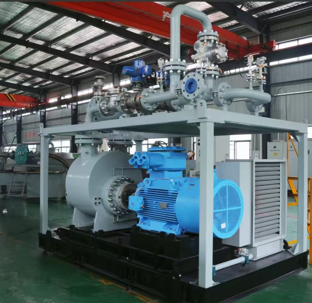 Twin-Screw Multiphase Pump Skid Series