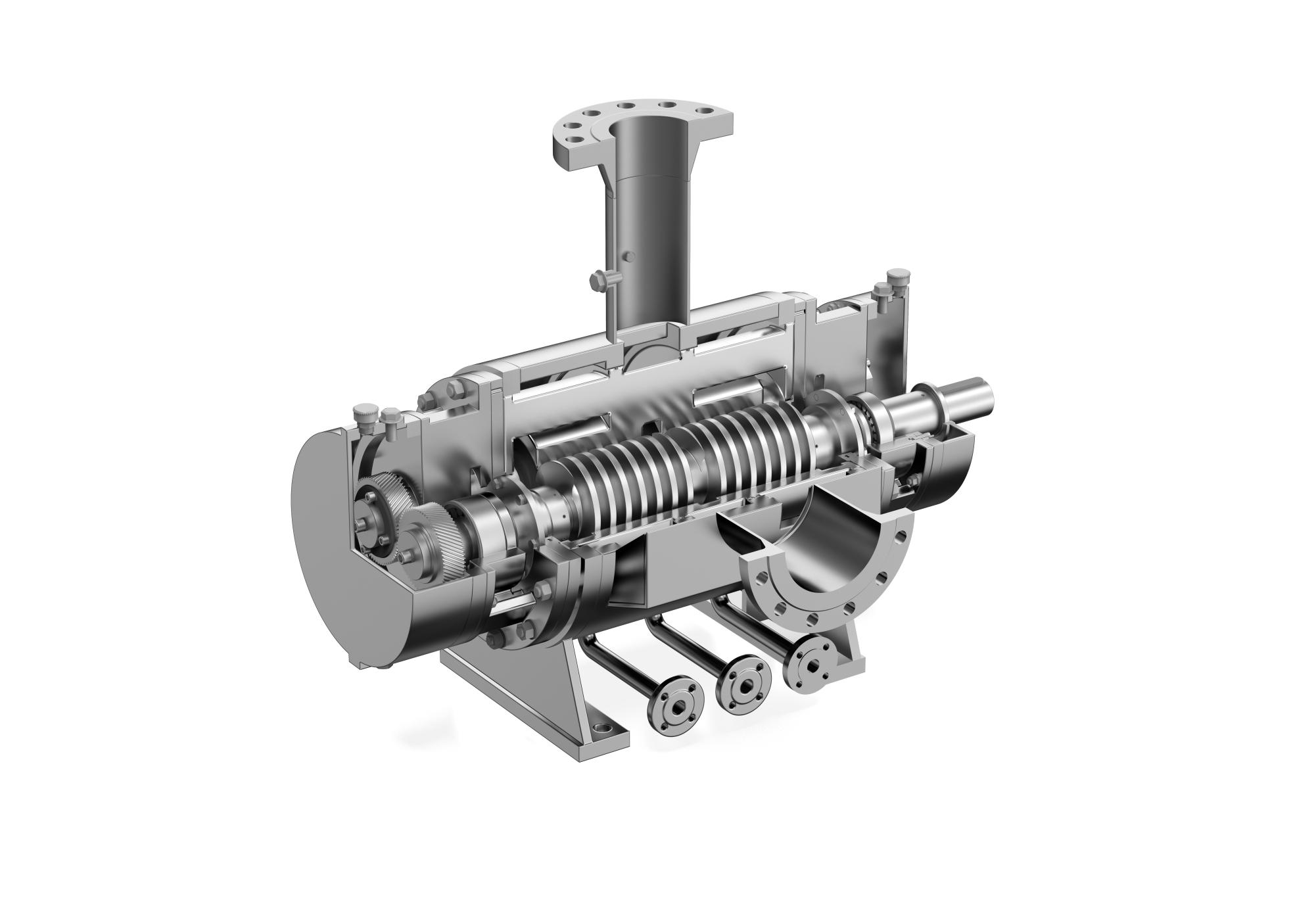 Double suction twin-screw pump - WMPS serials